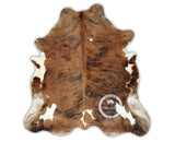 Tricolor Cowhide Rug , Size: Large (L), Code: I217