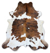 Tricolor Cowhide Rug , Size: Large (L), Code: H39