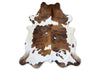 Tricolor Cowhide Rug , Size: Large (L), Code: H39
