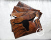Cowhide Placemat (Set of 2, 4, 6 units) 14"x 17"