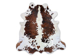 Tricolor Cowhide Rug , Size: Large (L), Code: H78