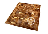 Patchwork Cowhide Rug, Designer Rug