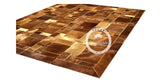 Patchwork Cowhide Rug, Designer Rug