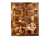 Patchwork Cowhide Rug, Designer Rug