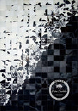 Patchwork Cowhide Rug, Designer Rug