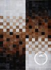 Patchwork Cowhide Rug, Designer Rug