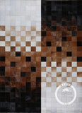 Patchwork Cowhide Rug, Designer Rug