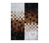 Patchwork Cowhide Rug, Designer Rug