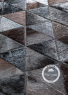 Patchwork Cowhide Rug, Designer Rug