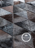 Patchwork Cowhide Rug, Designer Rug