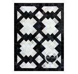 Patchwork Cowhide Rug, Designer Rug