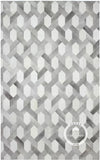 Patchwork Cowhide Rugs | Beautiful Patchwork Cowhide Rug Off White and Grey