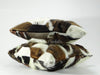 Pair Double Sided Tricolor Cowhide Pillow Cover (Set of 2 units) 15"x 15" or 20" x 20" or 24" x 24"